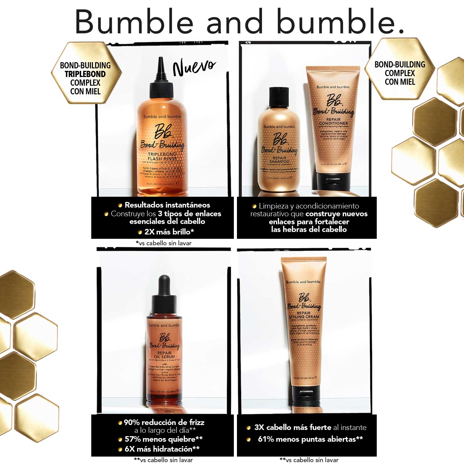 ACEITE TRIPLEBOND FLASH BOND BUILDING (TRATAMIENTO INSTANTÁNEO PARA CUIDADO DEL CABELLO)